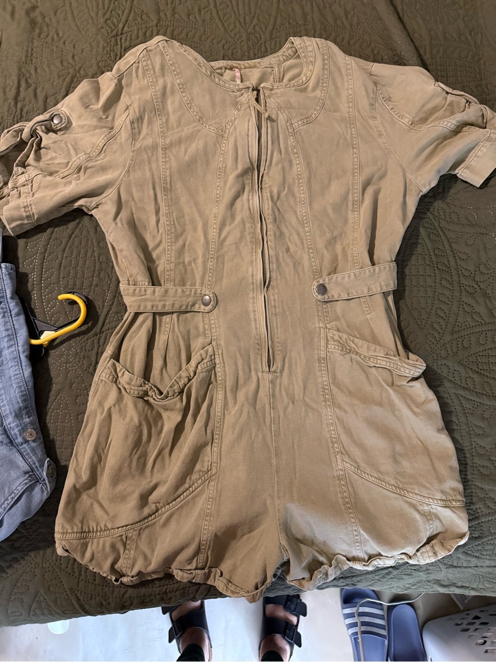 Women’s Olive Green One-Piece Romper